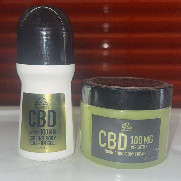 NEW 4 Piece CBD Set - Body Roll-On, Nourishing Cream, Shampoo & Conditioner - Picture 4 of 4